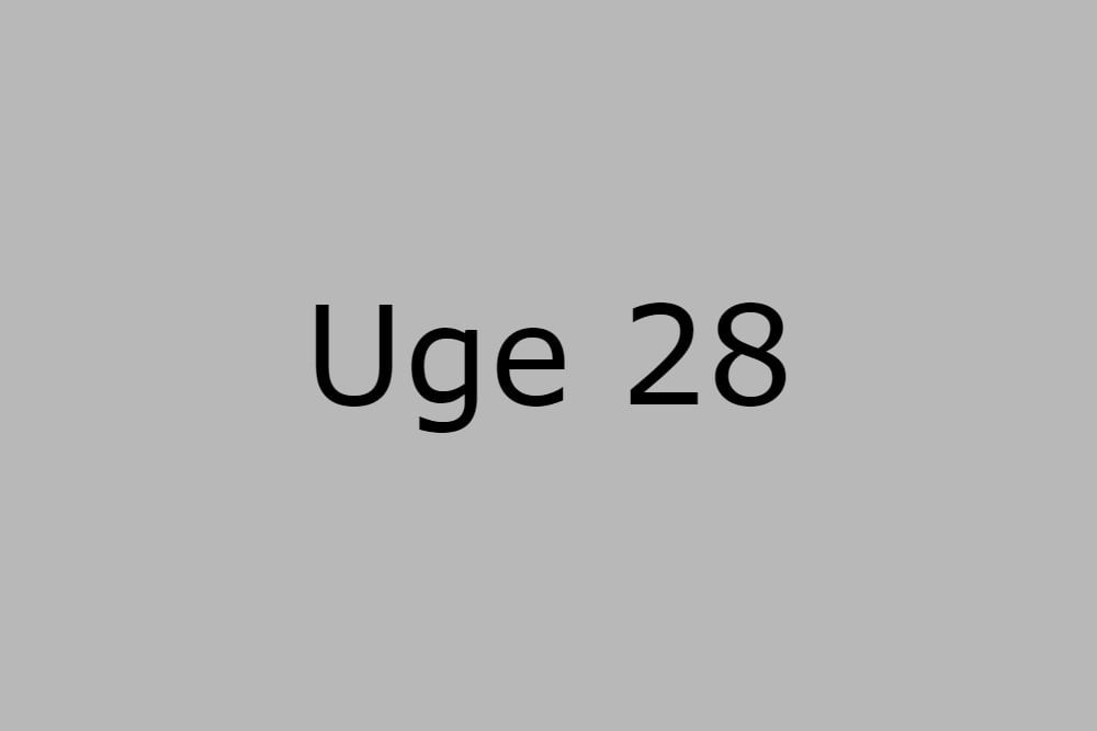 Uge 28 2024 Se datoer og uge nr. for uge 28 i år og næste år