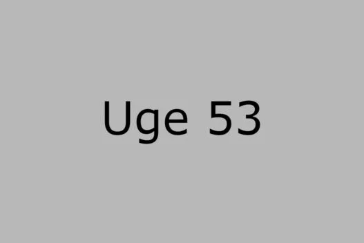 Uge 53